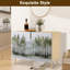 Buffet buffet avec rangement Misty Mountain Pine Forest avec 2 portes pour le salon et la cuisine
