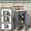 Meuble-lavabo moderne de 18 pouces avec lavabo pour petits espaces-853104759
