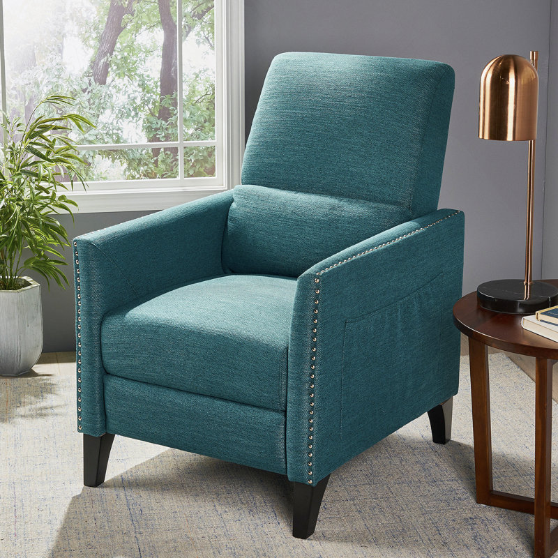 Fauteuil inclinable, Tissu sarcelle