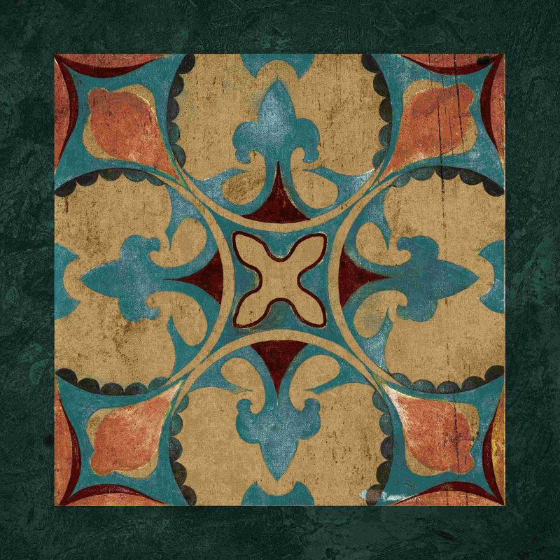 Tile 2 - Wrapped Canvas Graphic Art, 12" H x 12" W