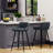 Upholstered Counter Stool With Metal Frame-1525915287-1525915286