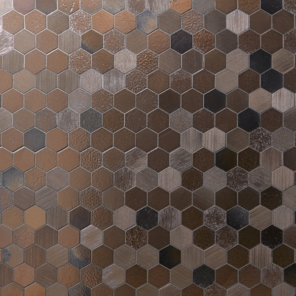 Art Lava Hex Mosaic Tile (0.86 Sq. Ft. / Each)