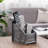 MyGift Farmhouse Gray Remote Control Holder