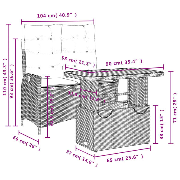 Dimensions du produit