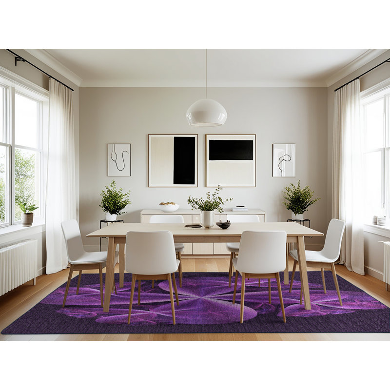 Floral Indoor Rug, Rectangle 7' x 10'