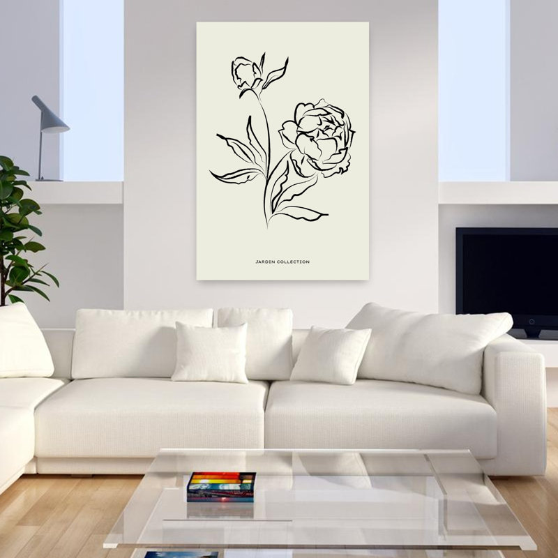 Art contemporain, art contemporain abstrait, H 48 po x l 32 po