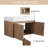  Lavenia 36" Modern Wall Mounted Bathroom Vanity with Resin Sink, Soft-Close Doors-421509641-421509645
