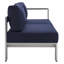 Ensemble de canapé modulaire d'extérieur en aluminium 9 pièces Shore Sunbrella-18886135