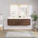 Cristo 72'' Wall Mounted Double Bathroom Vanity with Quartz Top