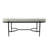 Luxurious Velvet Bench with Metal Base Frame – Upholstered Bench  for Bedroom Décor, Living Room Décor, and Dining Room Seating – Style and Comfort Multi-Purpose Accent Furniture – 47.5", Ivory