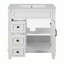 Meuble-lavabo avec lavabo en céramique, armoire avec 2 tiroirs et tablette réglable-1094874125