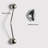 Solid Brass Double-Layer Titanium Silver Plating Knob
