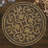 Jolin Round Beaded Placemats Set with Shimmering Symmetrical Design Elegant Table Mats for Christmas Decor