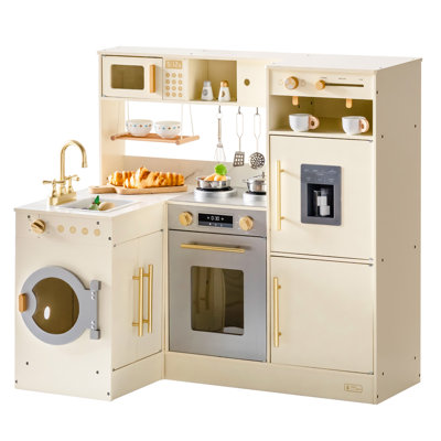 ROBUD Kids Play Corner Kitchen, Modular Kitchen Playset