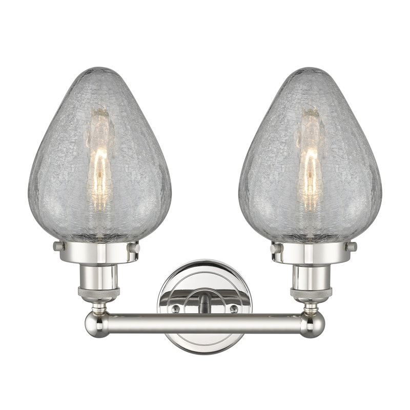 Ameet 2 - Light Dimmable Vanity Light, Polished Nickel