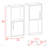 2-Pc Wall-Mounted Bathroom Medicine Cabinet With Open And Closed Storage-853806373