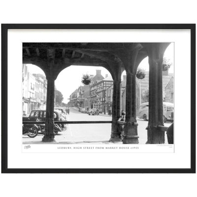 Ledbury, High Street From Market House C1955 by Francis Frith - Single Picture Frame Print