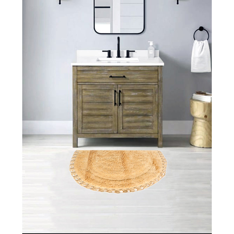 Tapis pour salle de bain Sasuke, Beige