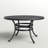 Annecorinne Round Metal Outdoor Dining Table With Umbrella Hole , 52'' in. W 52'' in. D-1071373387