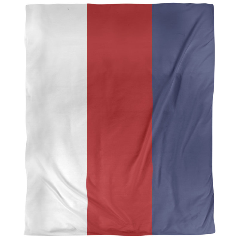 Housse de couette réversible simple Baseball, Housse de couette simple TG, Microfibre, Bleu royal / rouge / bleu royal