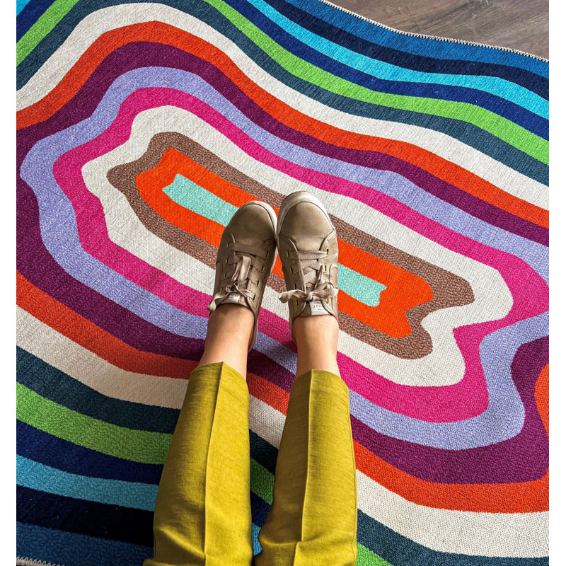 Tapis Hinsley, Rectangle 2 pi 7 po x 4 pi 11 po