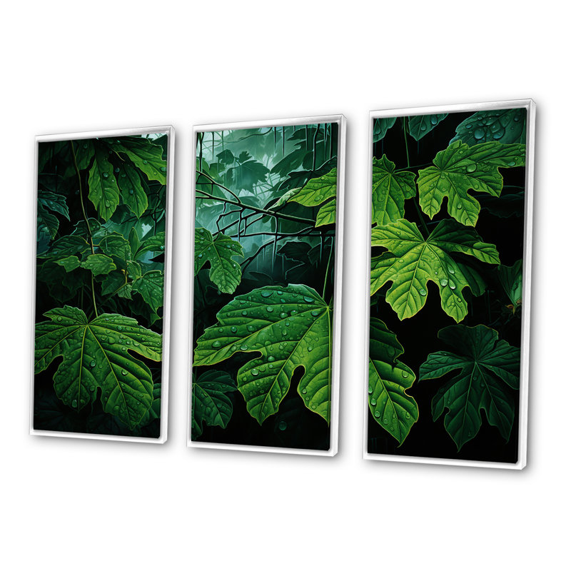 Ensemble de salon Emerald, Cadre flottant blanc, H 32 po x l 48 po x P 1 po