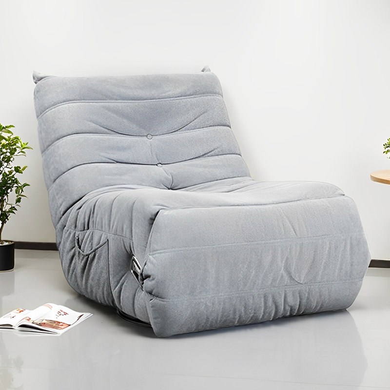 Bedroom Function Recliner with Storage Pocket, Beige Gray