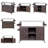 Rolling Outdoor Kitchen Island with Stainless Steel Top, Ample Storage, and Modular Design for Patio Grilling and Entertaining.-1472457233
