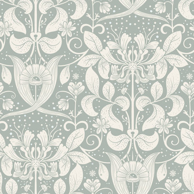 Ingrid Floral Wallpaper Roll