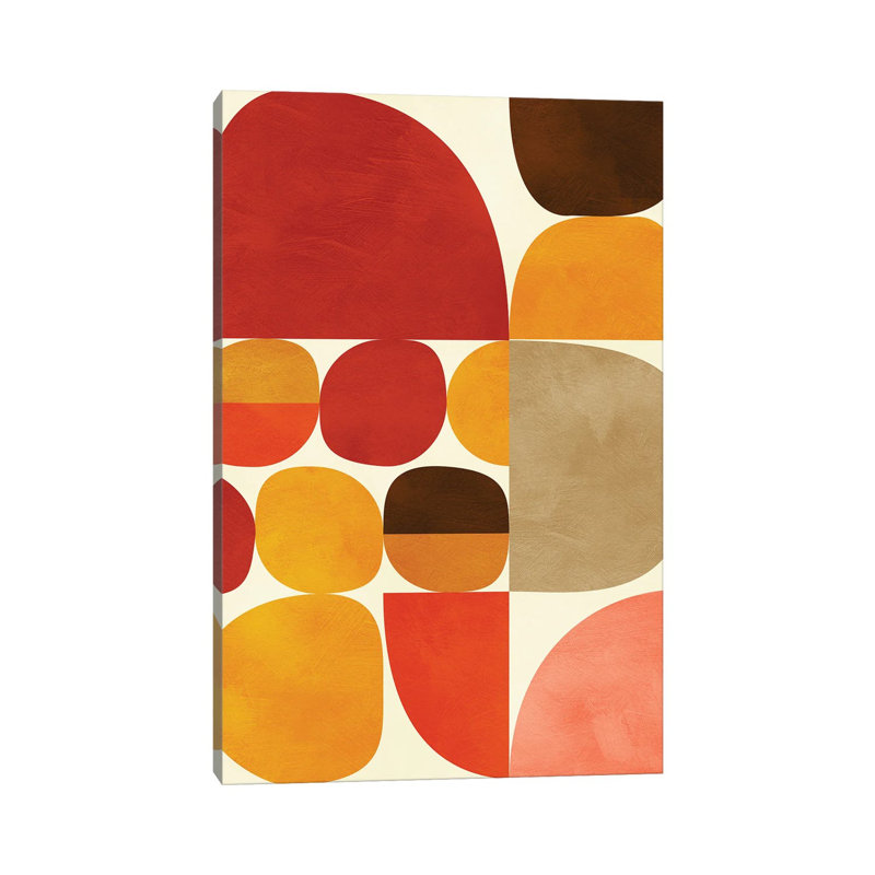 «Mid Century Modern V» par Ana Rut Bré - impression d'art graphique, Aucun mat, H 48 po x l 32 po x P 1,5 po, Toile tendue
