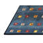 Tapis abstrait bleu-417310283