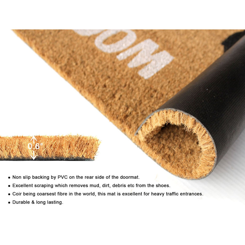 Tapis antidérapant 30 po x 18 po pour l'intérieur et l'extérieur