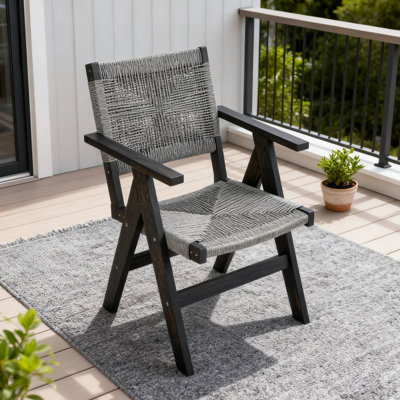 Méridienne anthracite, adaptée à toutes les saisons: Méridienne d'extérieur, fabriquée en matériau robuste HANPS, équipée de 304 accessoires en acier inoxydable.