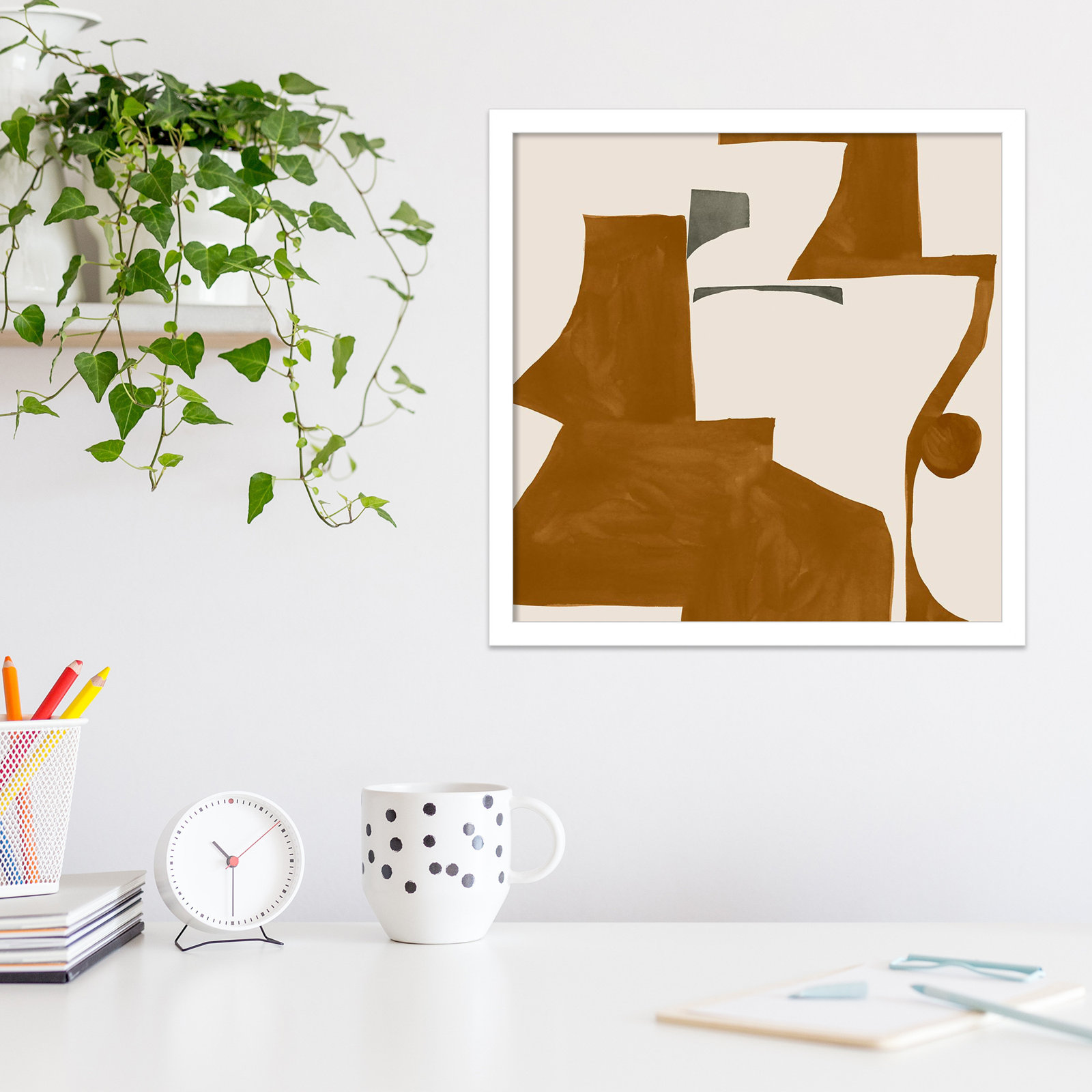 Forecast by Sozi, White, 17" H x 17" W x 1" D