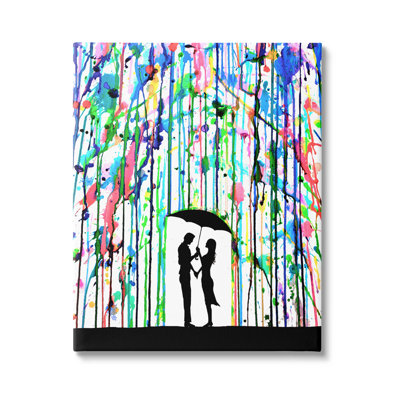 «Vivid Couple Urban Drip Rainfall» par Marc Allante