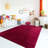 Soft Area Rug Cozy Low-Pile Rug Anti-Slip Solid Color Washable-1119032650-1105312464