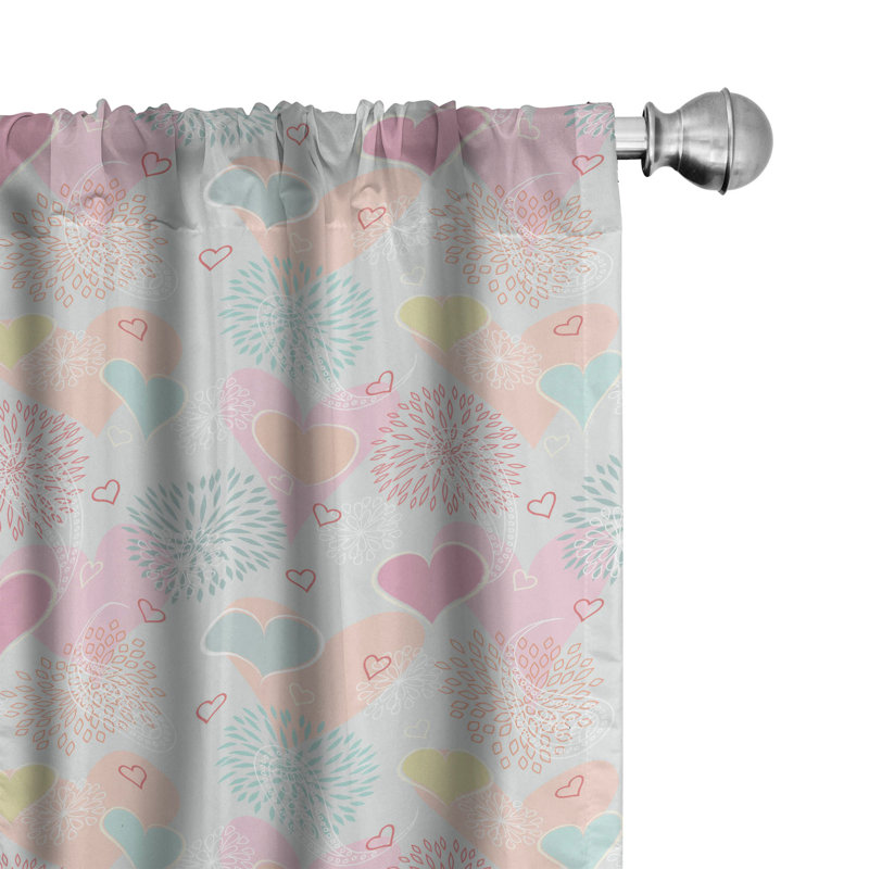 Panneau coulissant semi-diaphane avec passe-tringle Valentines, 28 po x 84 po