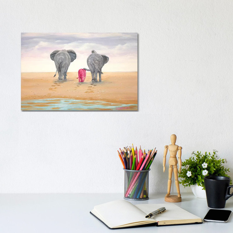 Headed Home by Laura Curtin - Wrapped Canvas Painting, 20.32 cm H x 30.48 cm W