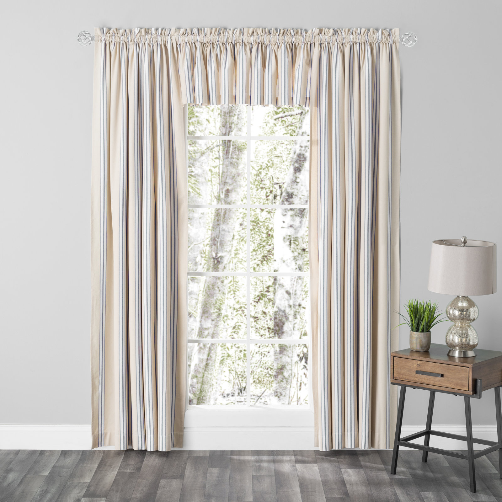 Beresford Room Darkening Curtain, Red, 50" x 45"