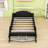 Race Car-Shaped Platform Bed with Shelves-1556231193-1556231194