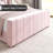 Upholstered Bed with Vertical Channel Tufted Headboard & 22" Footboard-1126335011-1126335015