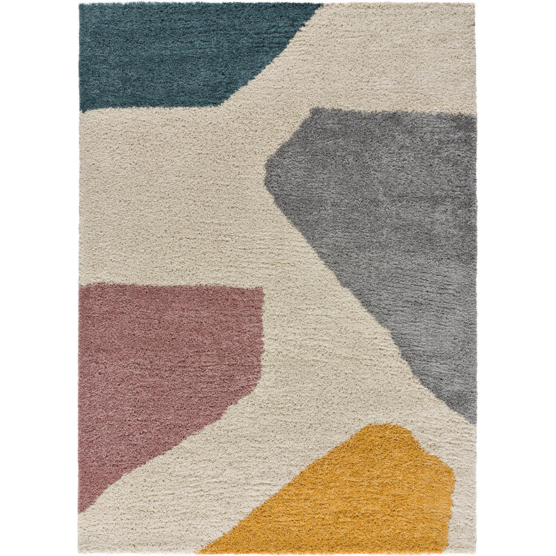 Beibut Geometric Shag Area Rug, Rectangle 160 x 230cm