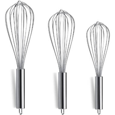 Z GRILLS Accessories Stainless Steel Hand Whisk Kitchen Baking Tool Set  3PCS