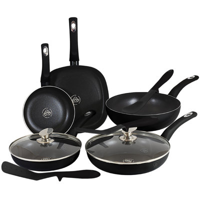 10 - Piece Non-Stick Aluminum Cookware Set