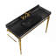 Pied de meuble-lavabo autoportant 48 po, sans lavabo et robinet, sans couvercle et drain, or