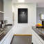 Ebern Designs «Trillium Pastel 1 B&W» par Thomas Haney, art mural en verre acrylique-120955859
