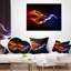 Vagues abstraites - oreiller imprimé abstrait-29863369-89820050