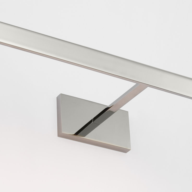 Trave Dimmable LED Wall Mount Picture Light, 2.5" H x 24" W x 6.8" D, Polished Nickel