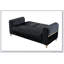 Causeuse convertible en tissu de velours Melody