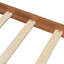 Lit de rangement en noyer de conception amusante avec rangement intégré sous le lit, fabrication en bois robuste, premier choix pour les adolescents